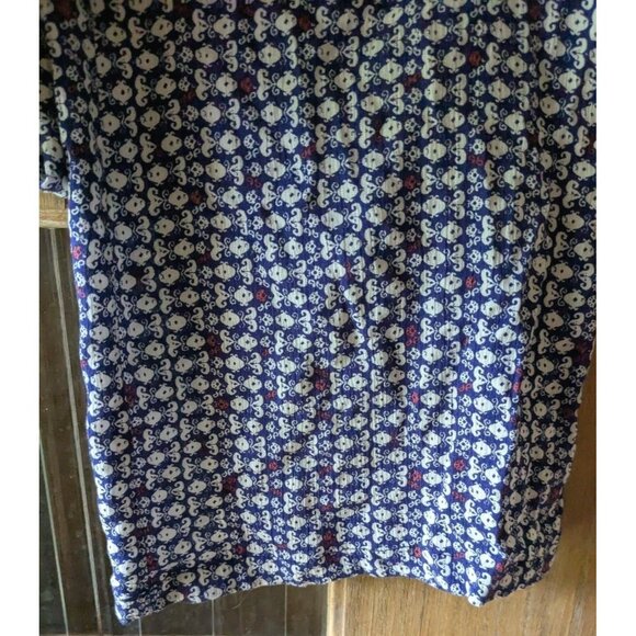 Anthropologie Hei Hei Pants Wide Leg Festival Hippie Boho Womens Blue Sz XXSP - Picture 13 of 16